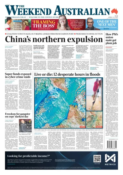 Portada de The Australian
