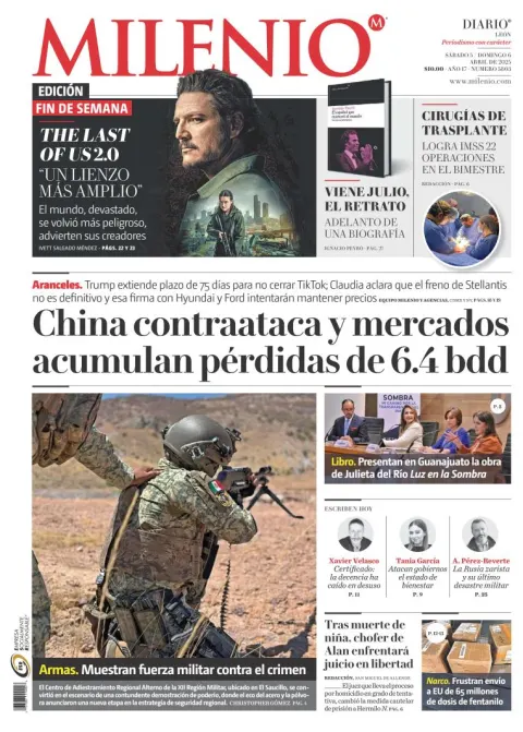 Portada de Milenio Leon del sábado, 5 de abril de 2025