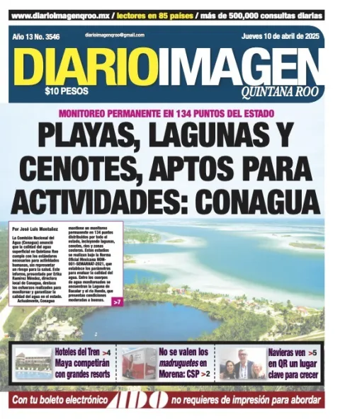 Portada de Diario Imagen Quintana Roo