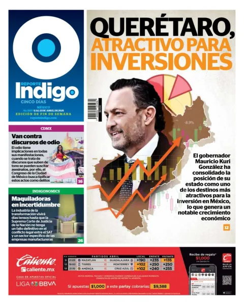 Portada de Reporte Indigo