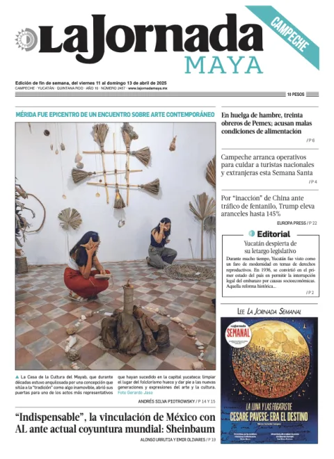 Portada de La Jornada Maya Campeche del viernes, 11 de abril de 2025