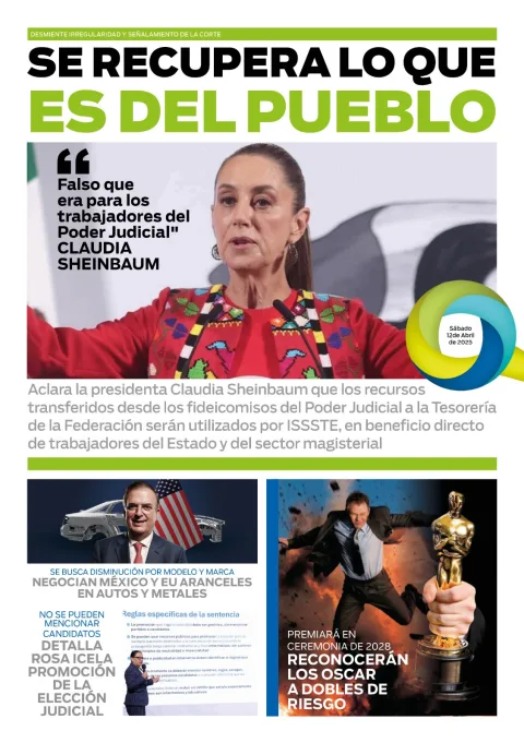 Portada de El Quintana Roo (contraportada)