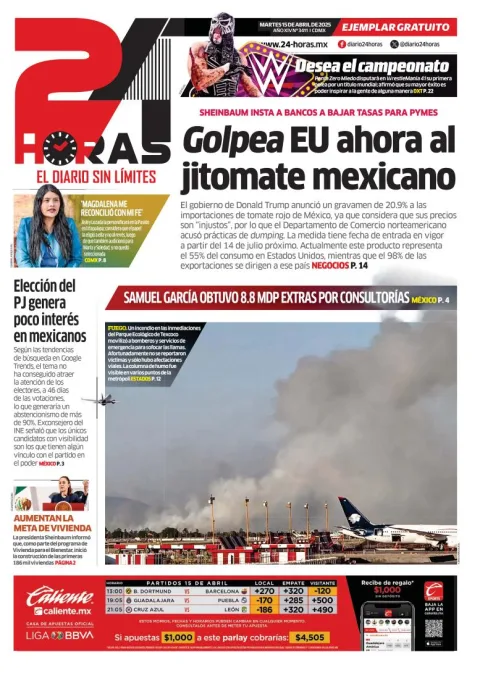 Portada de 24 Horas