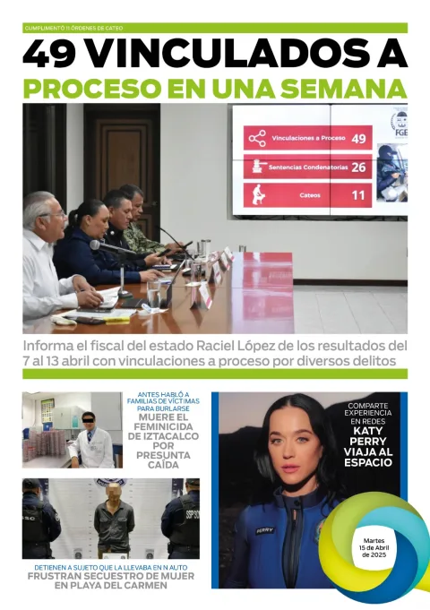 Portada de El Quintana Roo (contraportada)