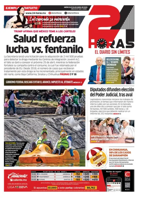 Portada de 24 Horas