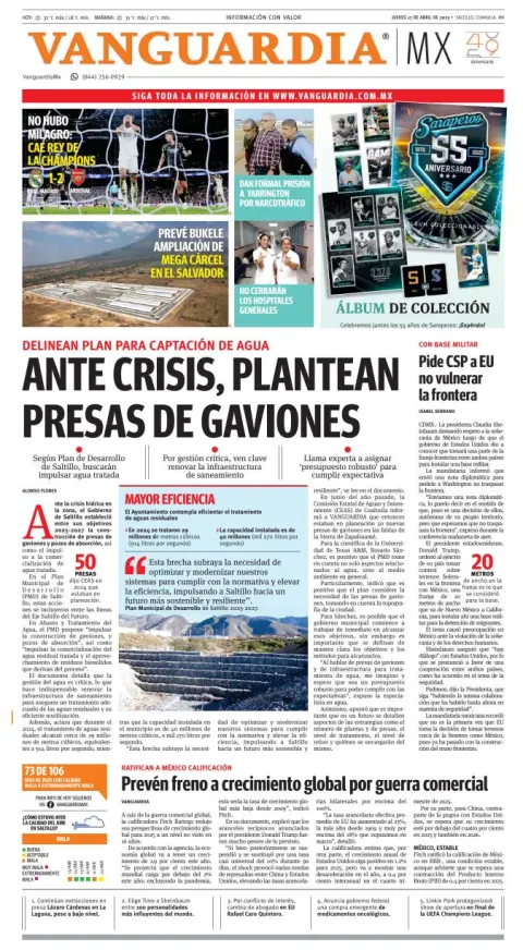 Portada de Vanguardia