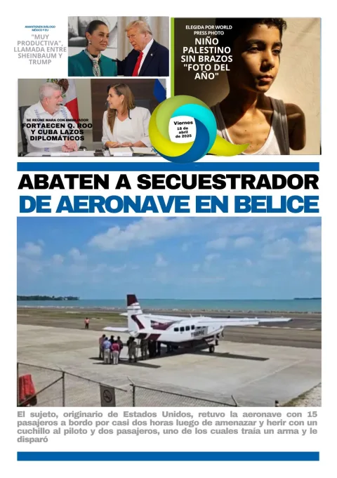 Portada de El Quintana Roo (contraportada)