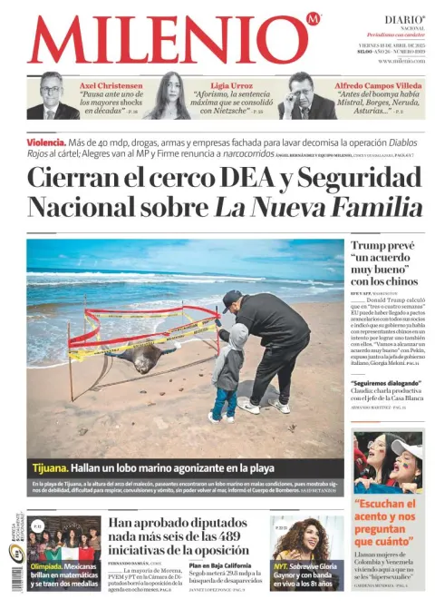 Portada de Milenio