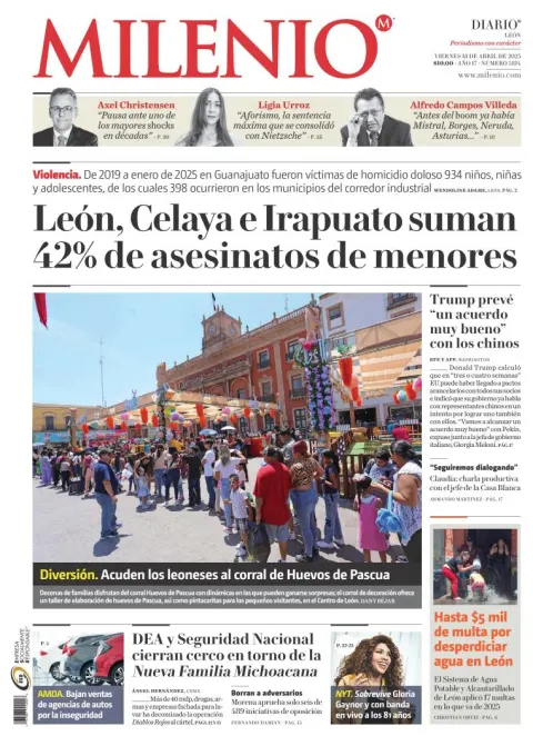 Portada de Milenio Leon