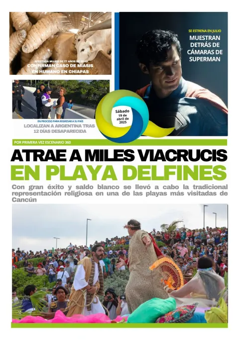 Portada de El Quintana Roo (contraportada)