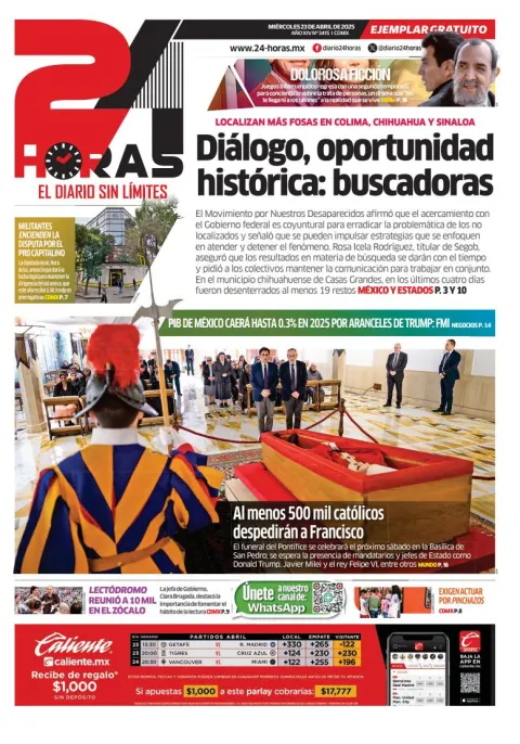 Portada de 24 Horas