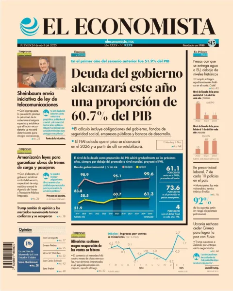 Portada de El Economista