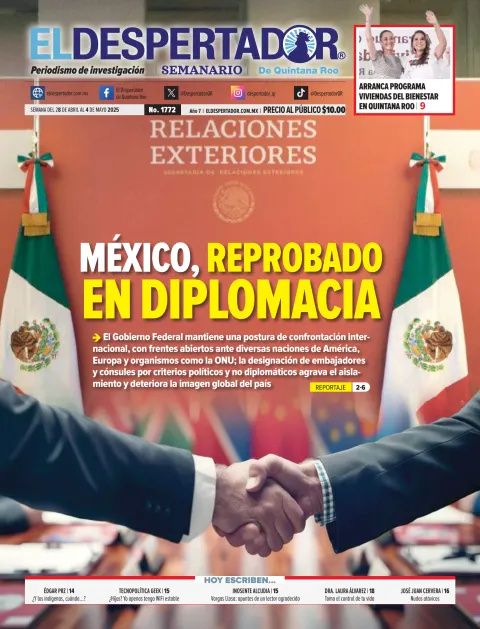 Portada de El Despertador de Quintana Roo