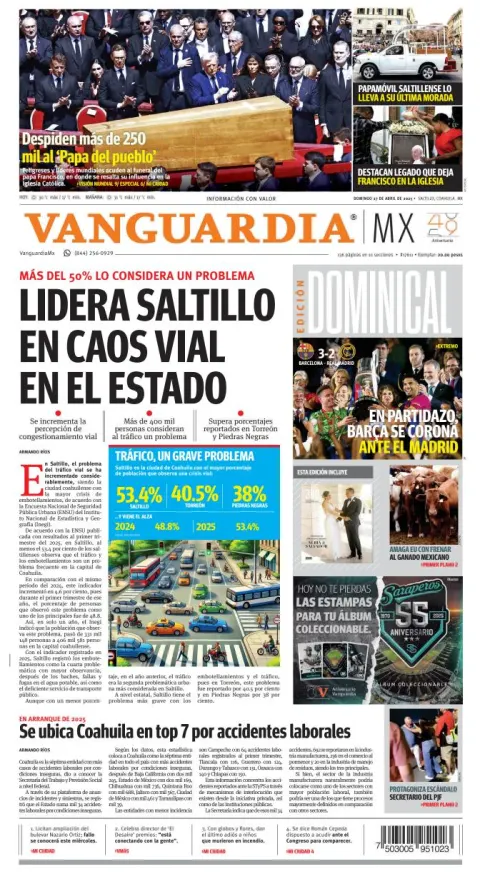 Portada de Vanguardia