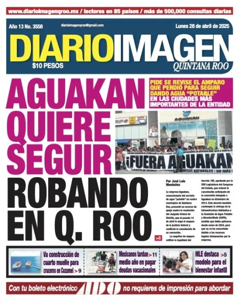 Portada de Diario Imagen Quintana Roo