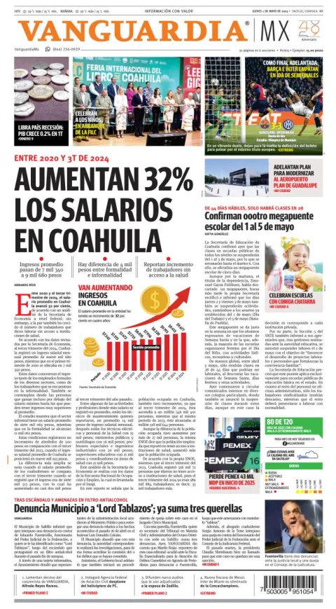 Portada de Vanguardia