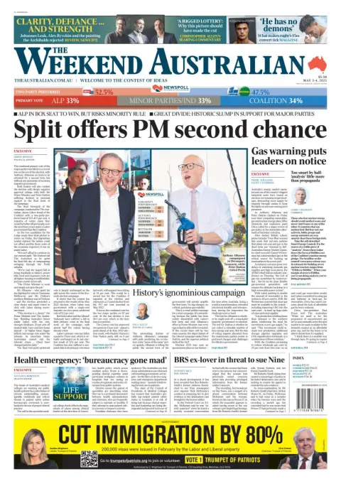Portada de The Australian