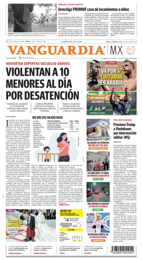 Portada de Vanguardia