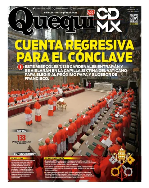 Portada de Quequi CDMX del lunes, 5 de mayo de 2025