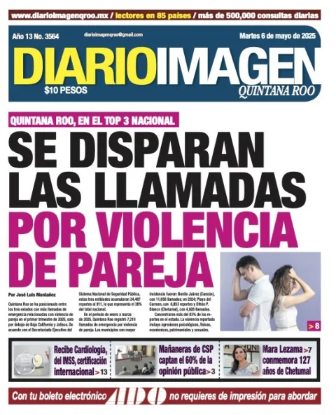 Portada de Diario Imagen Quintana Roo