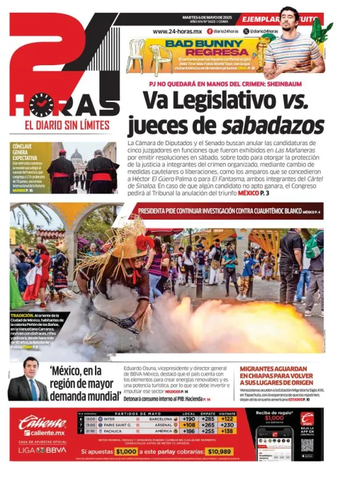 Portada de 24 Horas