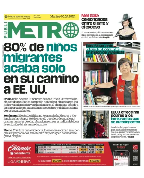 Portada de Publimetro Guadalajara del martes, 6 de mayo de 2025