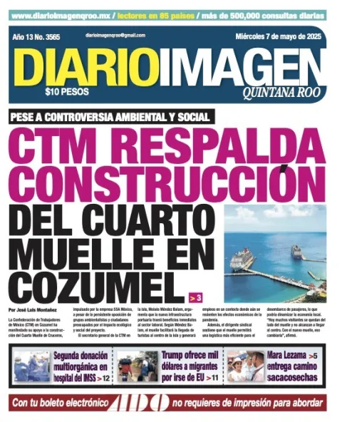 Portada de Diario Imagen Quintana Roo