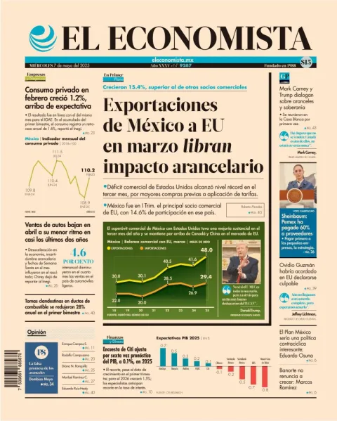 Portada de El Economista