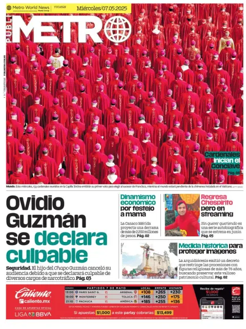 Portada de Publimetro Merida