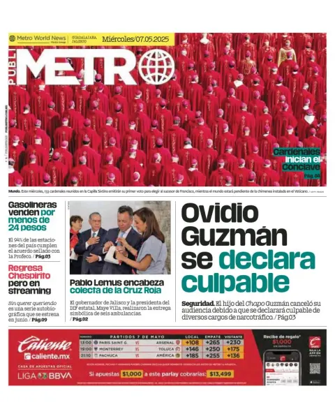 Portada de Publimetro Guadalajara