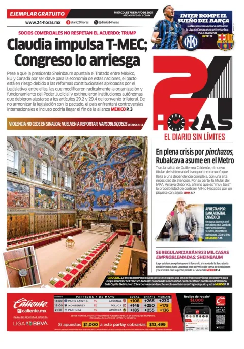 Portada de 24 Horas