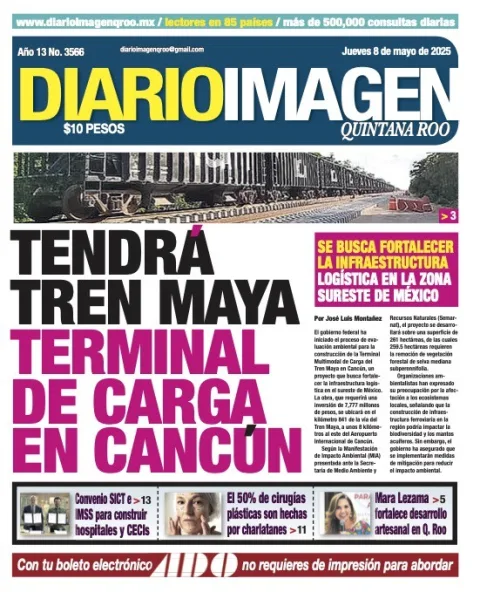 Portada de Diario Imagen Quintana Roo