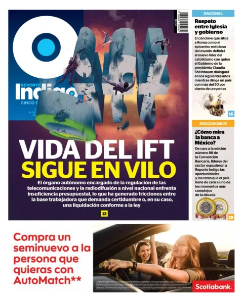 Portada de Reporte Indigo
