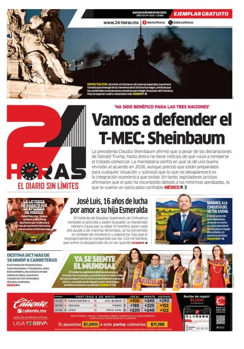 Portada de 24 Horas