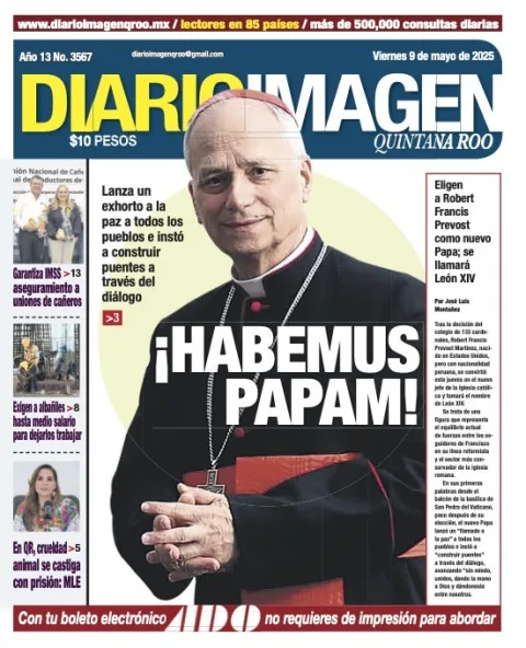 Portada de Diario Imagen Quintana Roo
