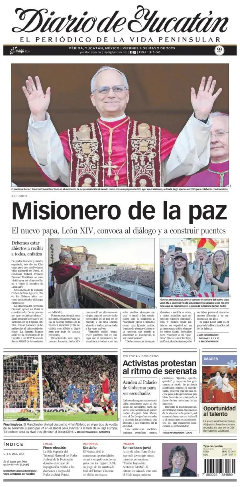 Portada de Diario de Yucatán