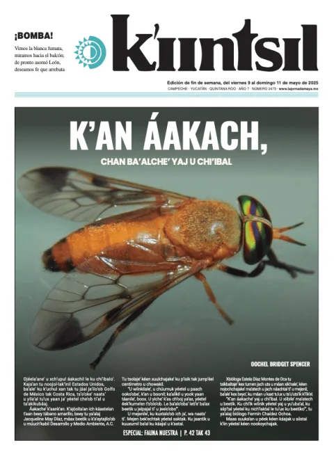 Portada de La Jornada - Kiintsil del viernes, 9 de mayo de 2025