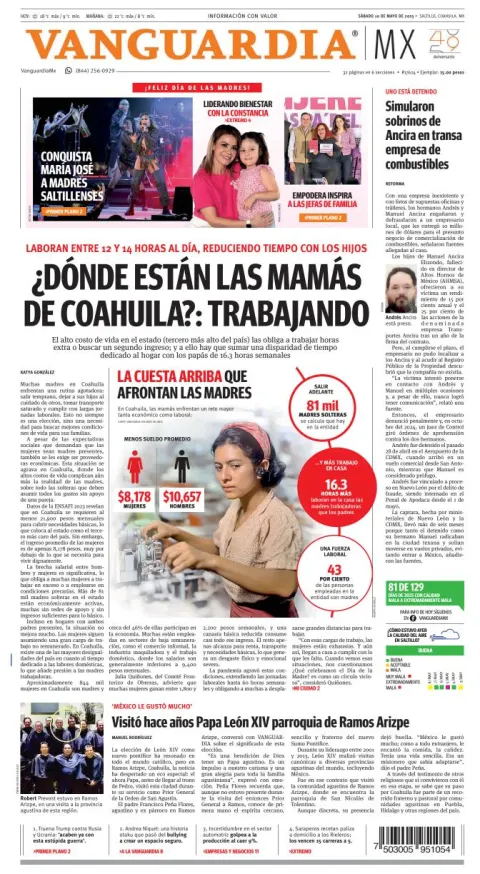 Portada de Vanguardia
