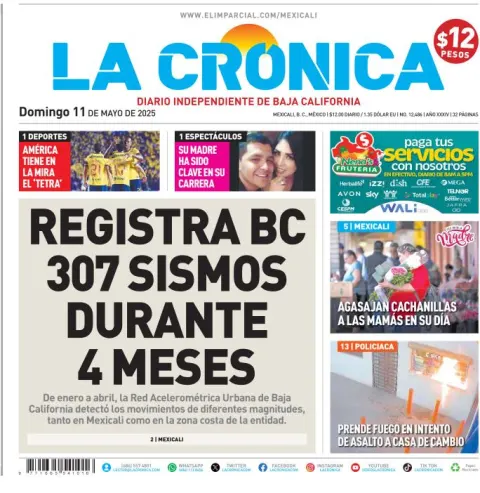 Portada de La Cronica
