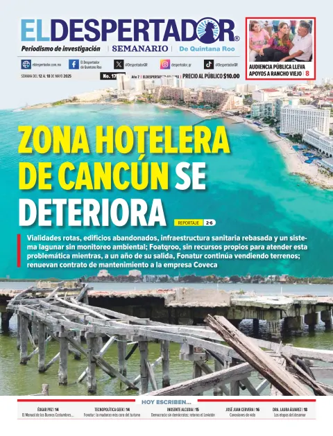 Portada de El Despertador de Quintana Roo