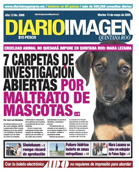 Portada de Diario Imagen Quintana Roo