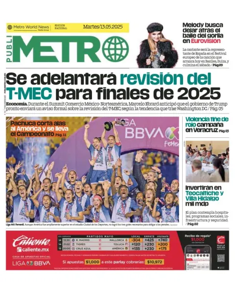 Portada de Publimetro Guadalajara