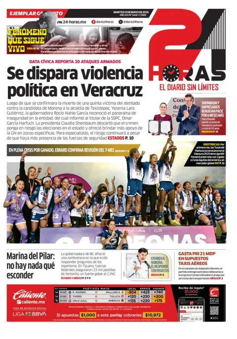 Portada de 24 Horas