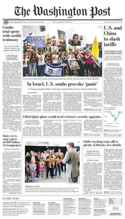 Portada de The Washington Post