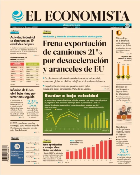 Portada de El Economista