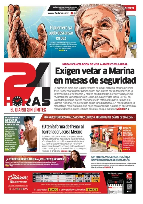 Portada de 24 Horas