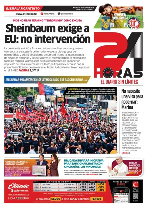 Portada de 24 Horas