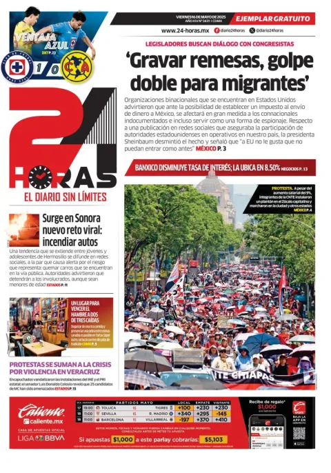 Portada de 24 Horas