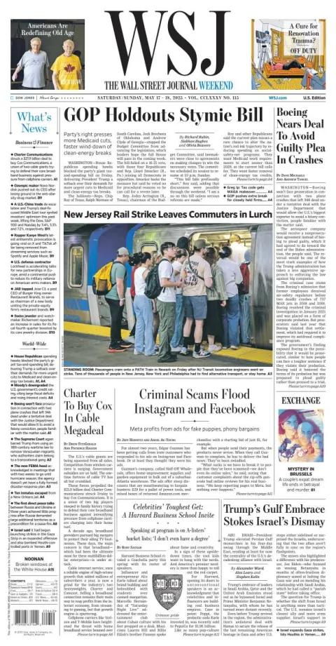 Portada de The Wall Street Journal