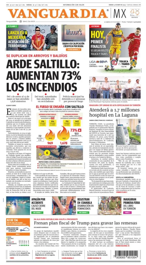 Portada de Vanguardia